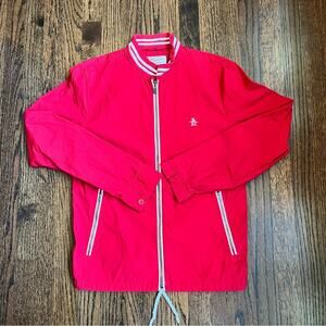 Original Penguin by Munsing Wear Red Jacket Vintage Streetwear 90s Men's Small